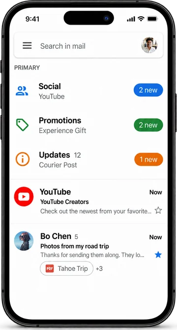 Google Workspace 앱 화면